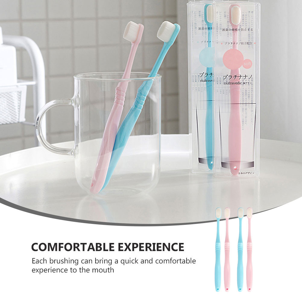 Teeth Whitening Japanese - 4 Spazzolini da Denti a Setole