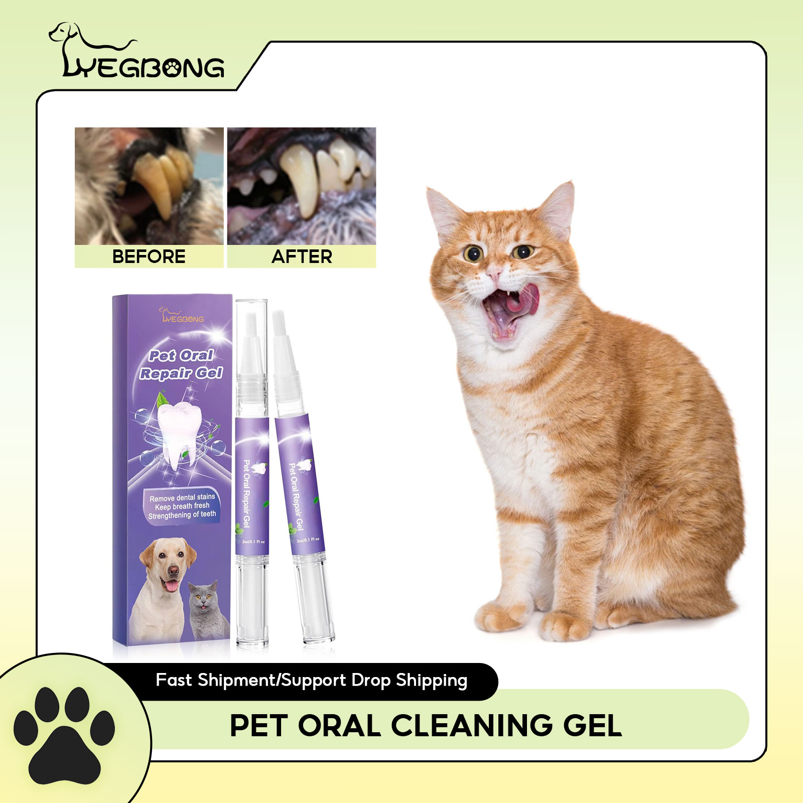 Teeth Whitening Vape - Gel per la riparazione orale dell'animale