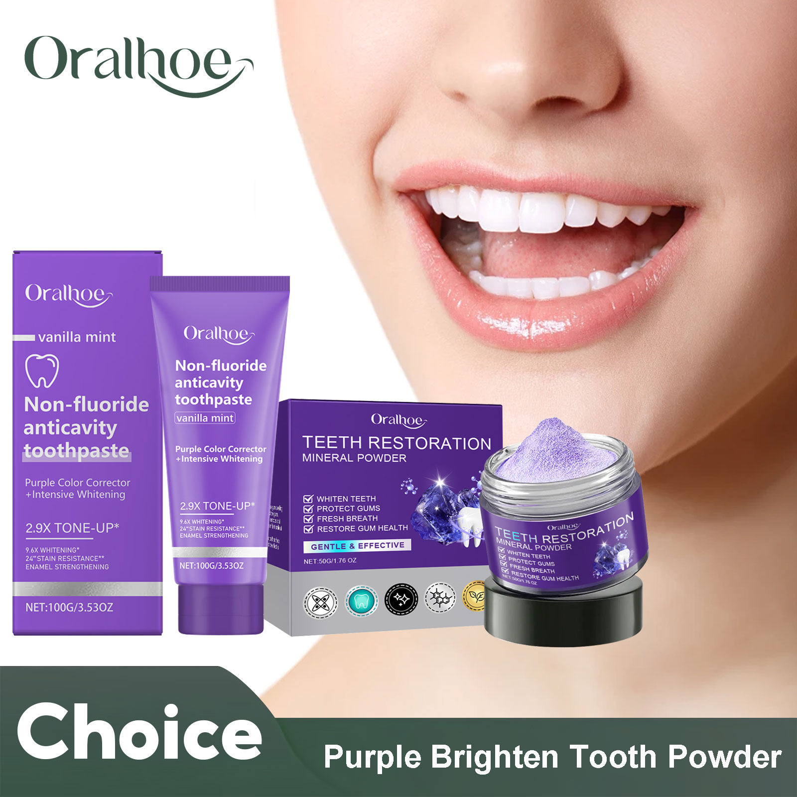 Teeth Whitening Vape - Teeth Restoration Mineral Powder Teeth Whitening