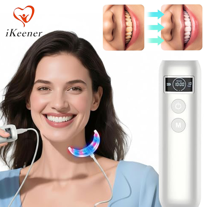Teeth Whitening With Trays - Acceleratore Sbiancante Denti 16 LED Rosso