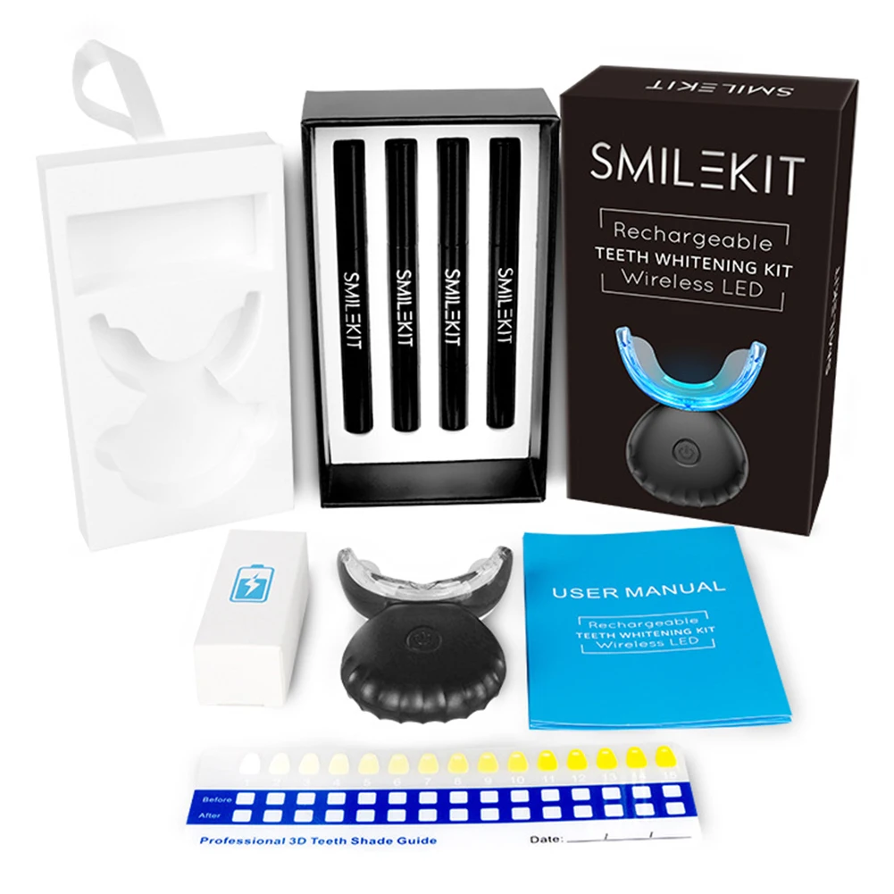 Teeth Whitening With Trays - Kit per sbiancamento dei denti dentale