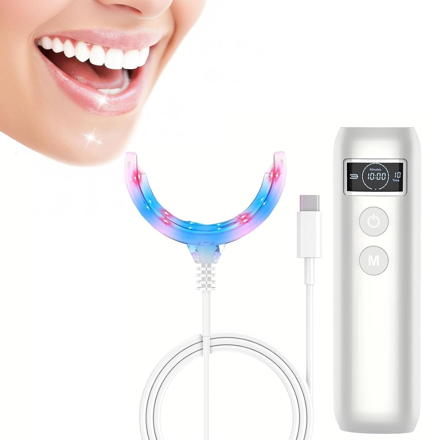Teeth Whitening With Trays - Lampada Acceleratrice per Sbiancamento Dentale, Luce