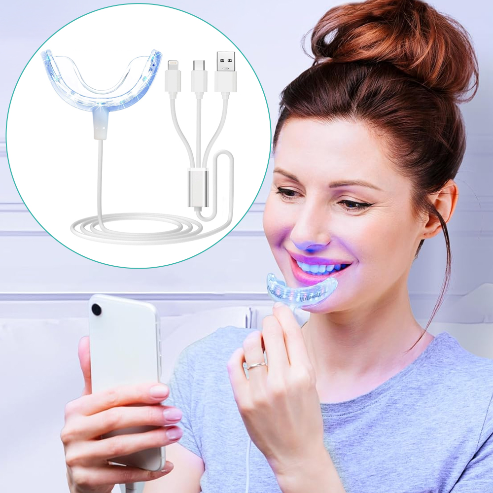 Luce acceleratore per sbiancam - Teeth Whitening With Trays recensione e prezzo