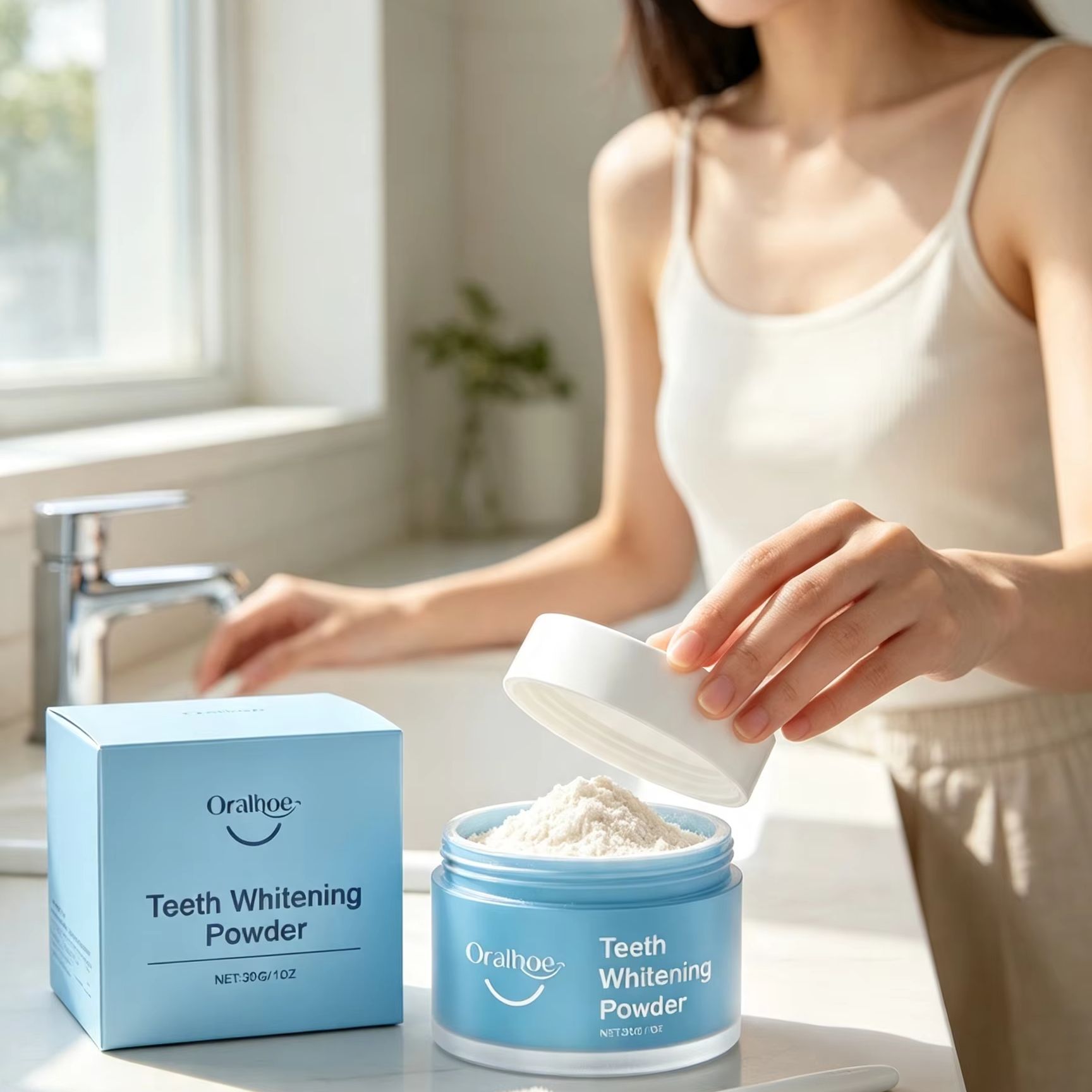 Polvere Dentale Oralhoe per Pu - Teeth Whitening Powder recensione e prezzo