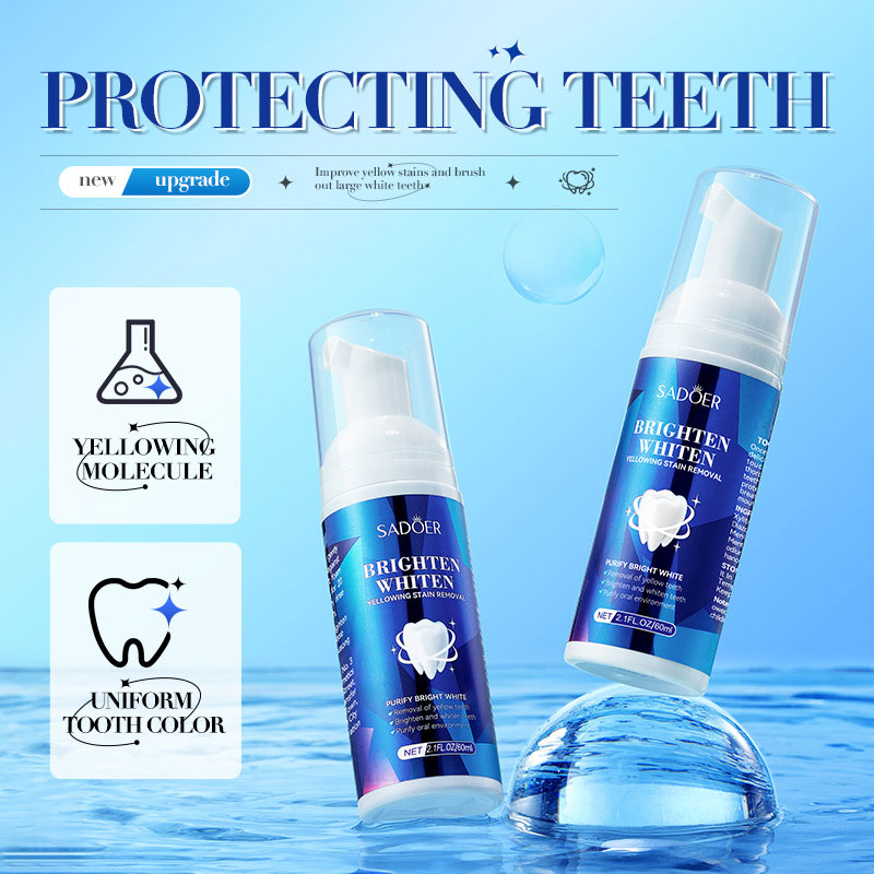 SADOER Mousse detergente per d - Teeth Whitening Xylitol Gum recensione e prezzo