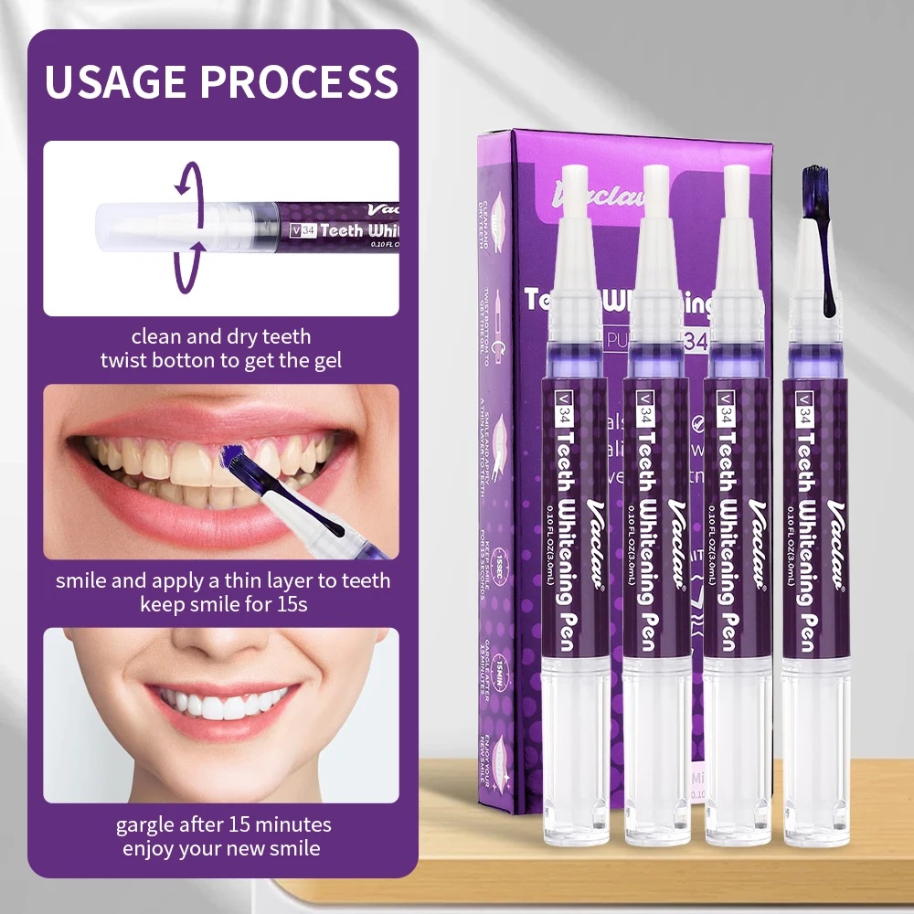 Vaclav V34 Penna gel sbiancant - Teeth Whitening Vape recensione e prezzo